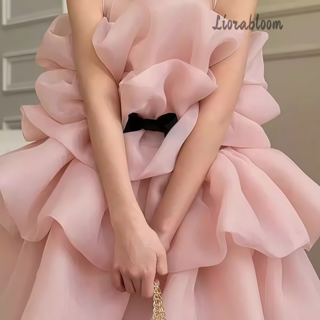 Women'S Formal Wear For Girls - Multi Colored Layered Girls' Formal Gown