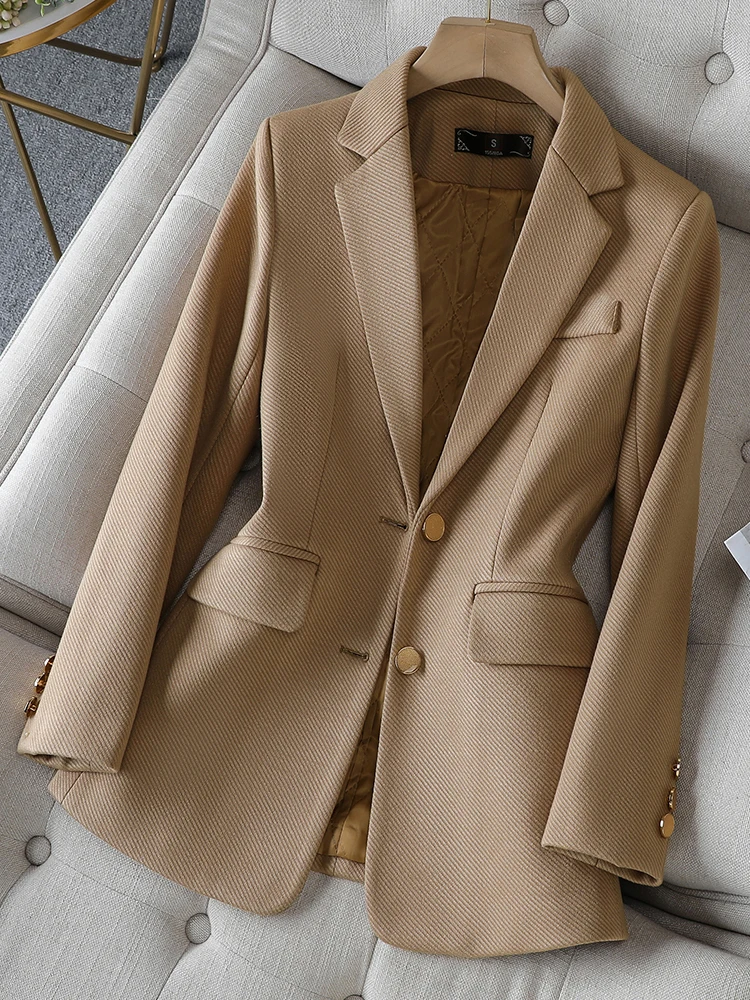 Women Formal Wear Office - Fashion Ladies Blazer Women Green Black