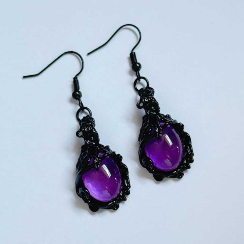 Vintage Purple Crystal Hollow  - Women'S Formal Wear Accessories ulasan dan harga