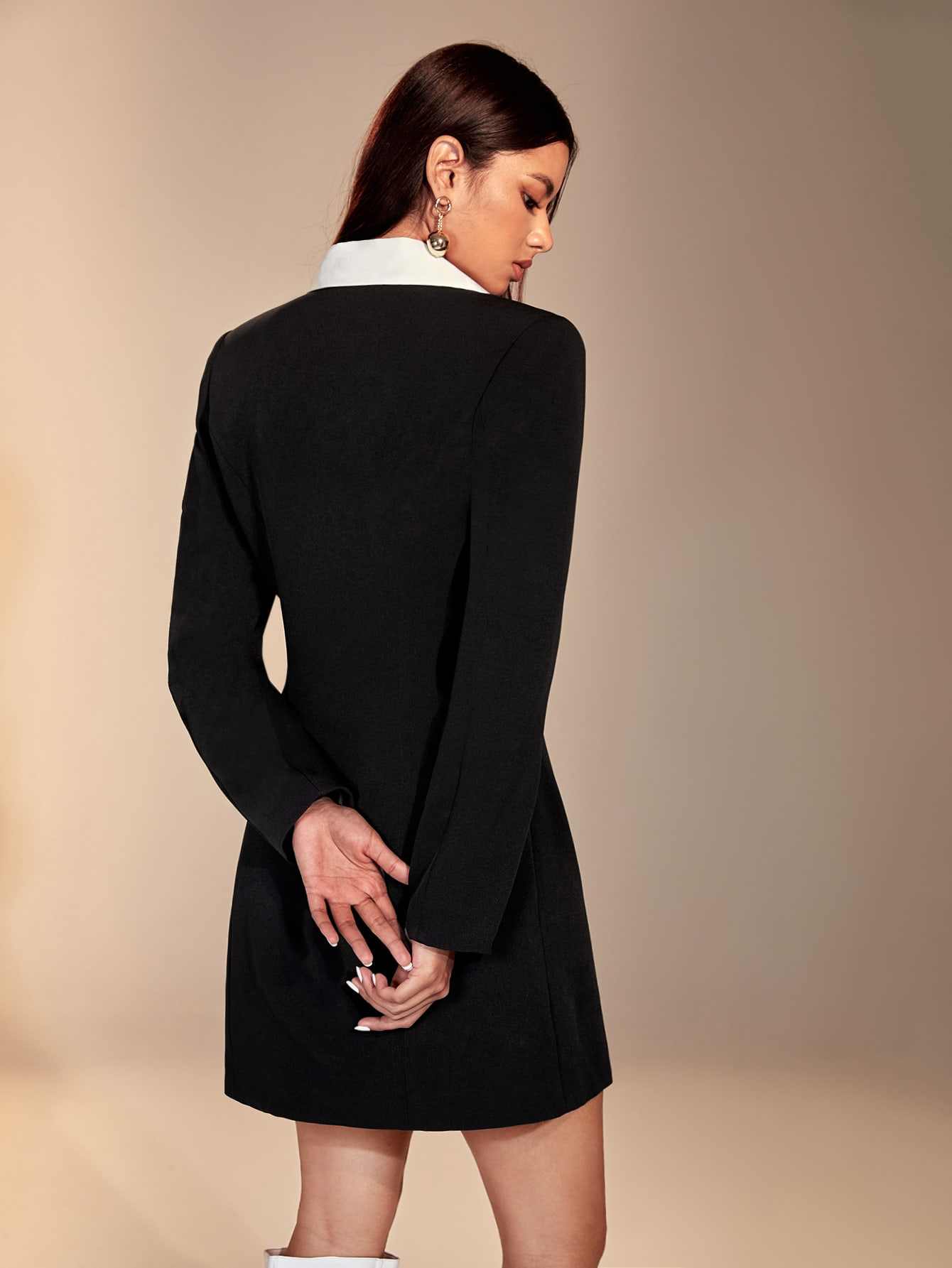 Color Matching Women Blazer Dr - Women Formal Wear For Graduation ulasan dan harga