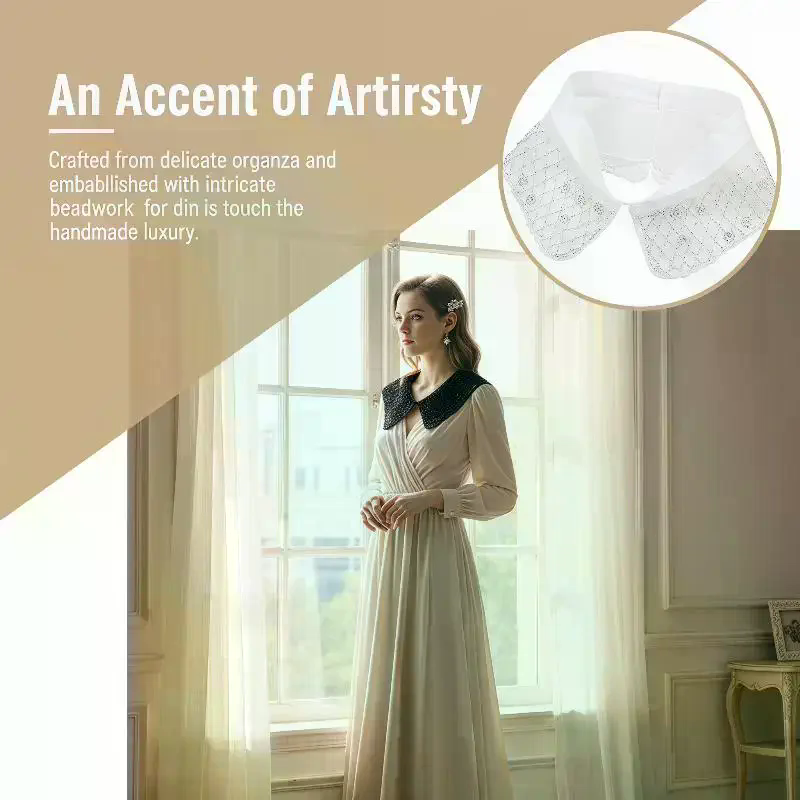 Women Half Shirt Detachable La - Women'S Formal Wear Accessories ulasan dan harga
