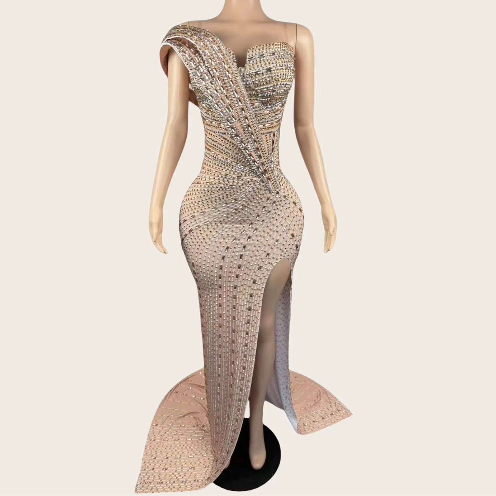 Xiangbin Sparkly Crystals Form - Women Formal Wear For Graduation ulasan dan harga
