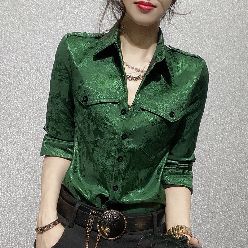 Female Tops Spring and Autumn  - Women Formal Wear Office ulasan dan harga