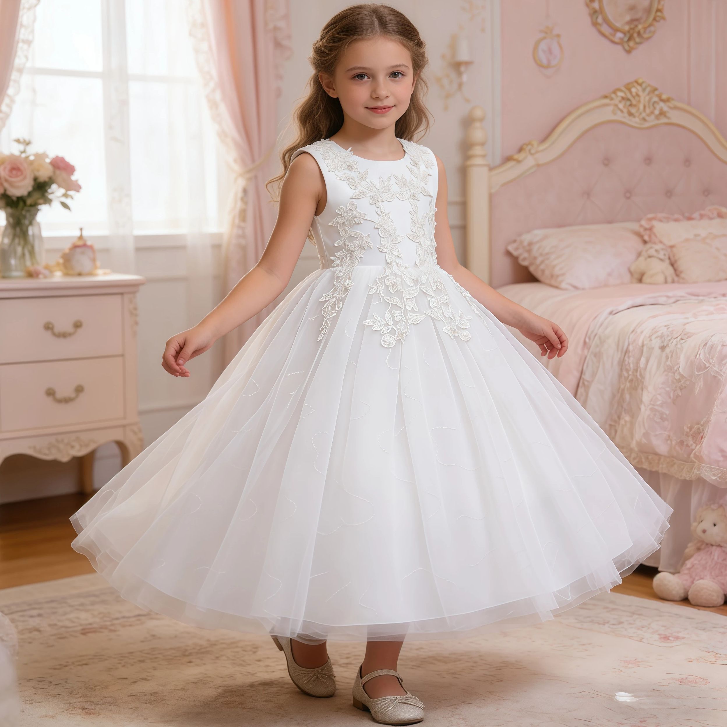 Teenage Girls Sequins Embroide - Women'S Formal Wear For Girls ulasan dan harga