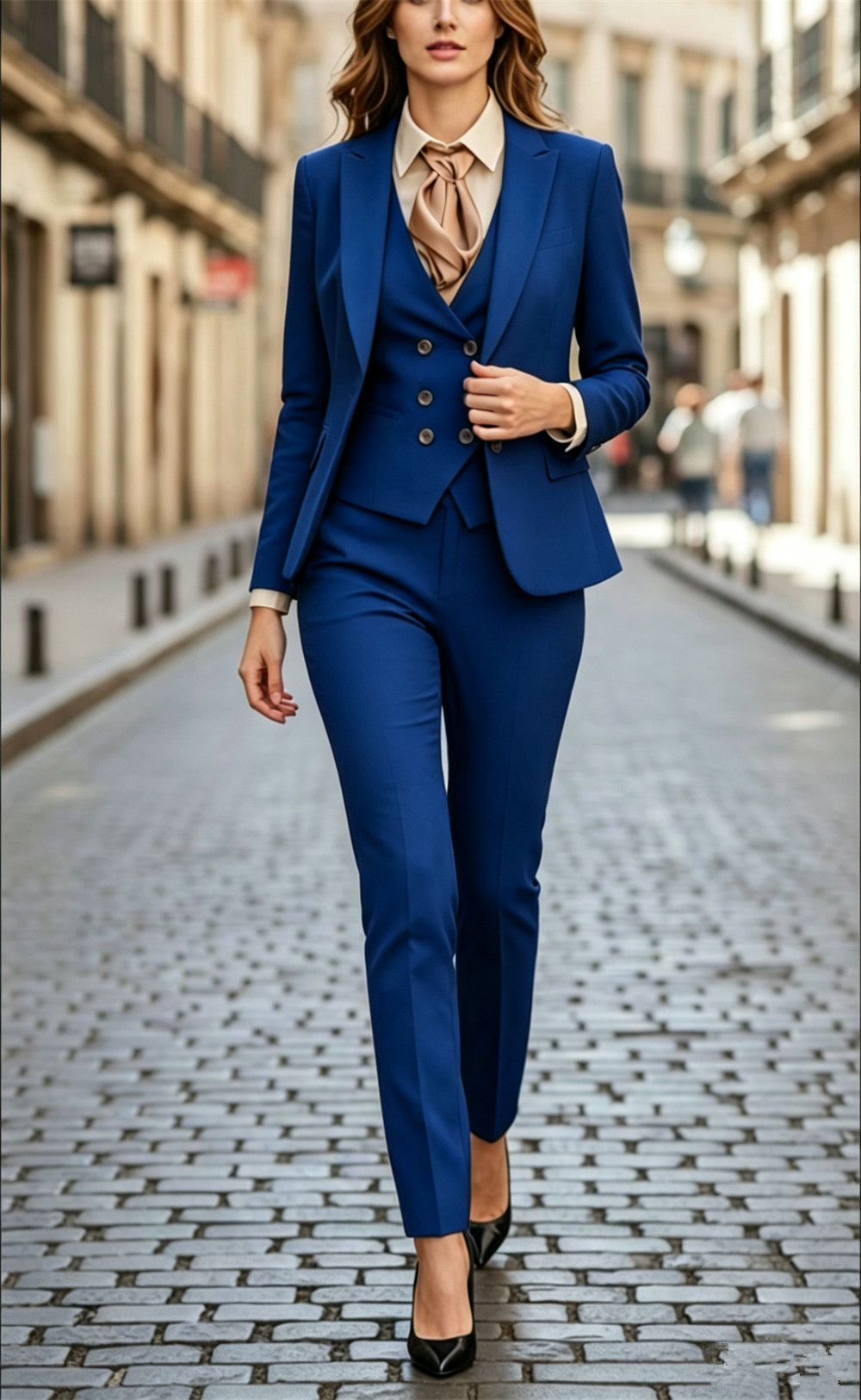 Women’s Black 3 Pieces Suit Se - Women Formal Wear Vest ulasan dan harga