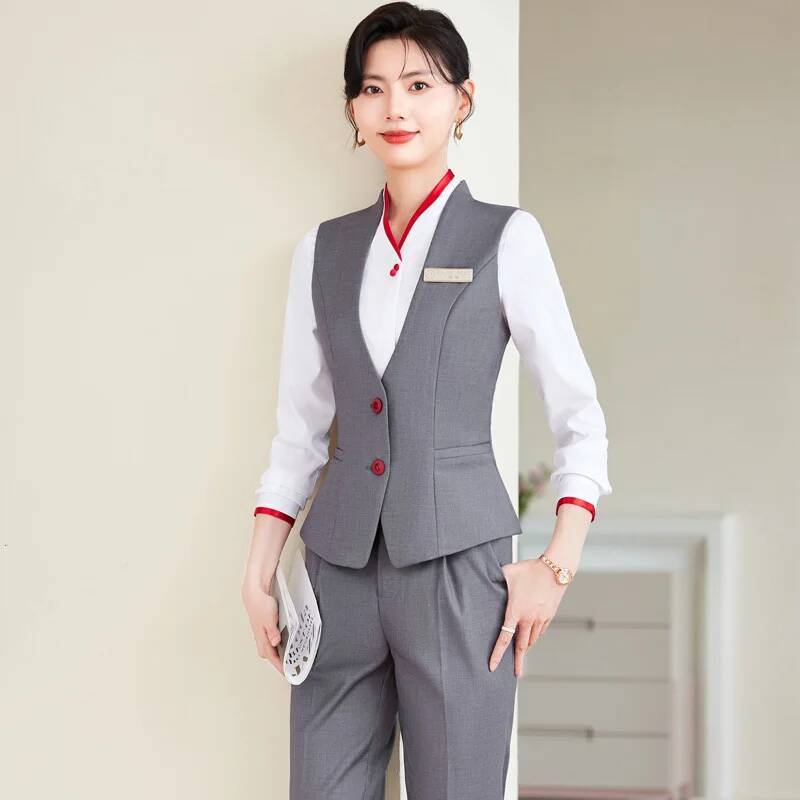 Plus Size 5XL Formal Pantsuits - Women'S Formal Wear Pants Suit ulasan dan harga
