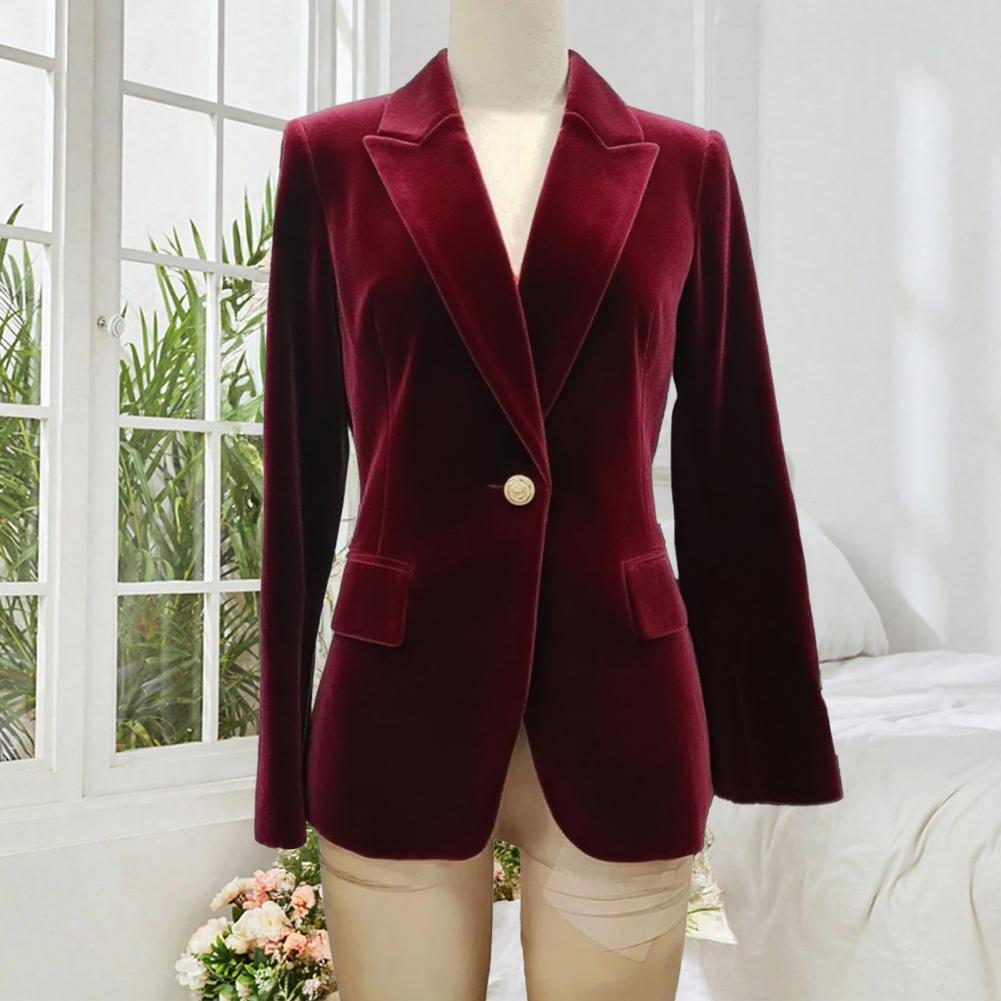 Velvet Large Size Women Prom P - Women Formal Wear Office ulasan dan harga