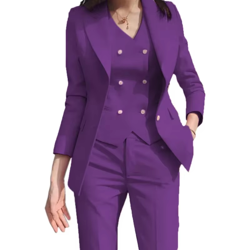 Fashion Luxury Rose Pink Women - Women Formal Wear Vest ulasan dan harga