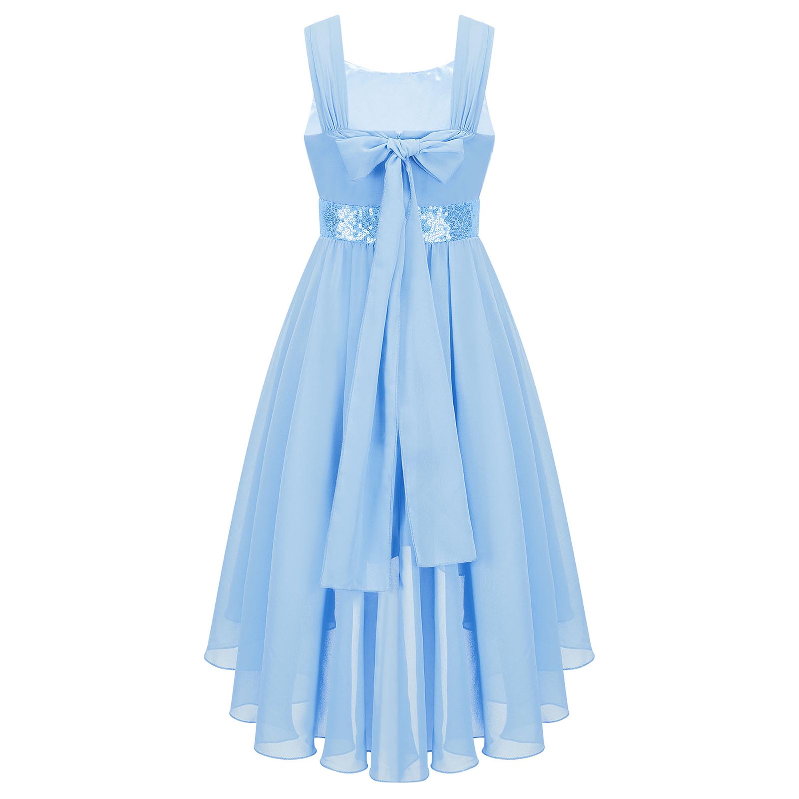 Kids Girls Sequins Ruched Part - Women'S Formal Wear For Girls ulasan dan harga