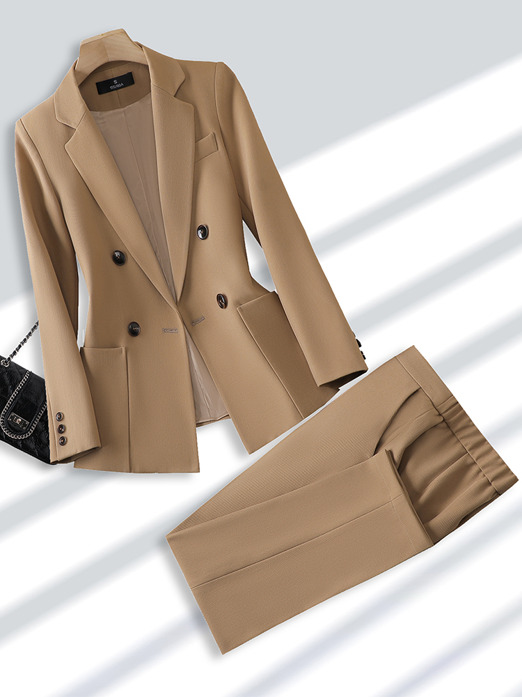 Fashion Ladies Pant Suit Forma - Women Formal Wear Office ulasan dan harga
