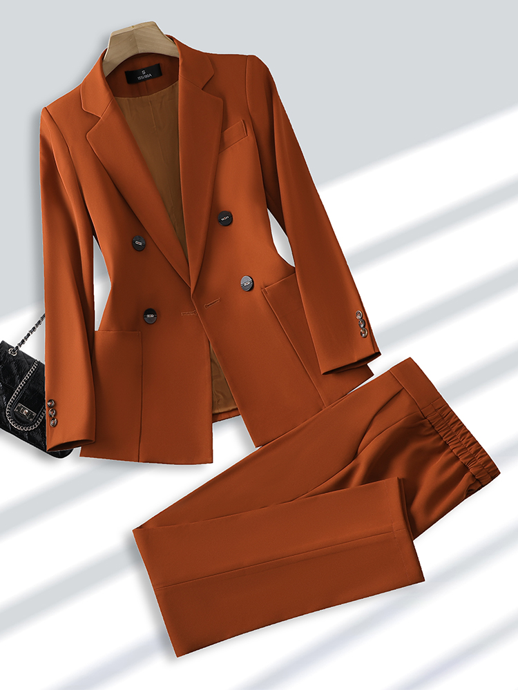 Fashion Ladies Pant Suit Forma - Women Formal Wear Office ulasan dan harga