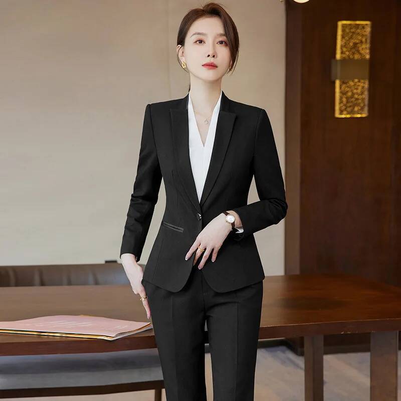 Ladies Office Work Wear Suits  - Women'S Formal Wear Pants Suit ulasan dan harga