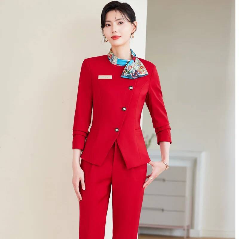 Plus Size Formal Elegant Style - Women'S Formal Wear Pants Suit ulasan dan harga
