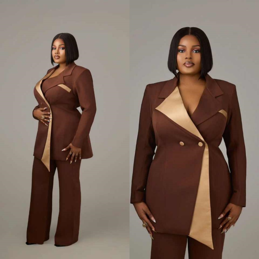 Plus Size Women Tuxedos Design - Women Formal Wear For Graduation ulasan dan harga