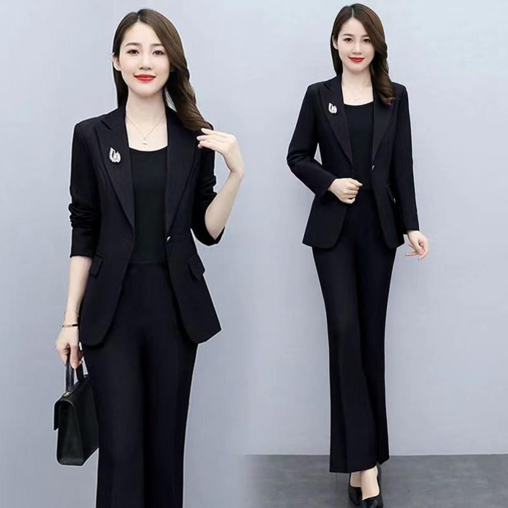 2 Pcs/Set Lady Formal Coat Pan - Women Formal Wear Office ulasan dan harga