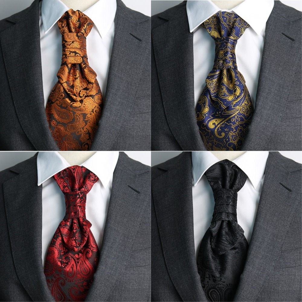 Luxury Jacquard Floral Neck Ti - Women'S Formal Wear Accessories ulasan dan harga